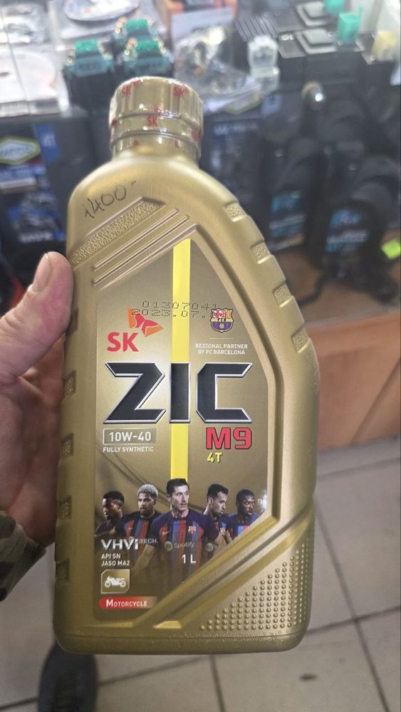 ZIC (SK) ZIC M9 4T 10W-40 Fully Synthetic, VHVI, API SN, JASO MA2, 1 л