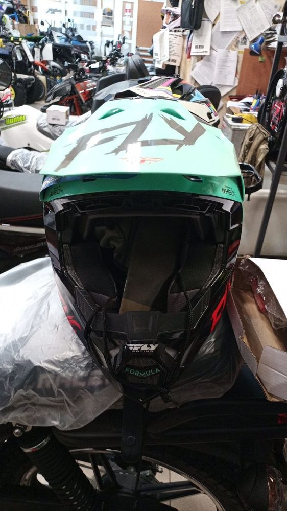 FLY Racing Formula кроссовый, мятный/чёрный